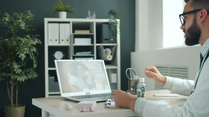 A video visit with the doctor